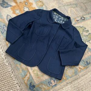 Boden Cotton Blend Fitted Jacket